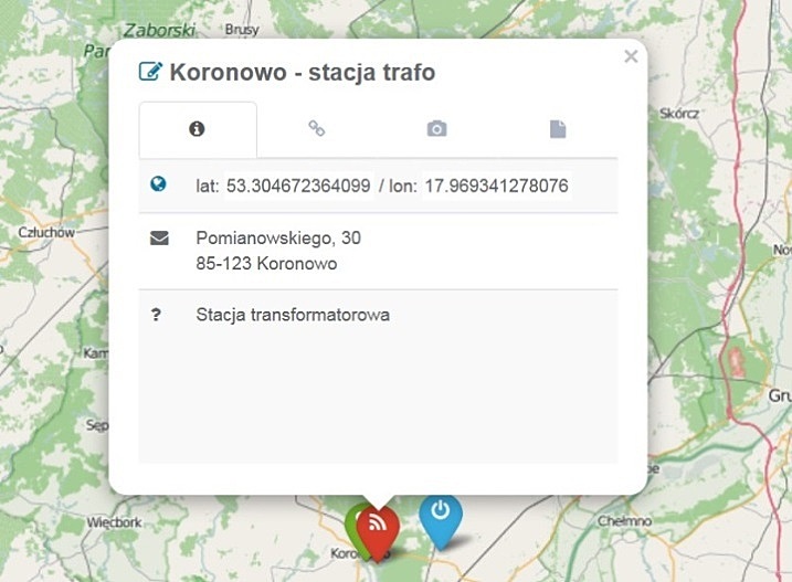 Demeter – moduł map